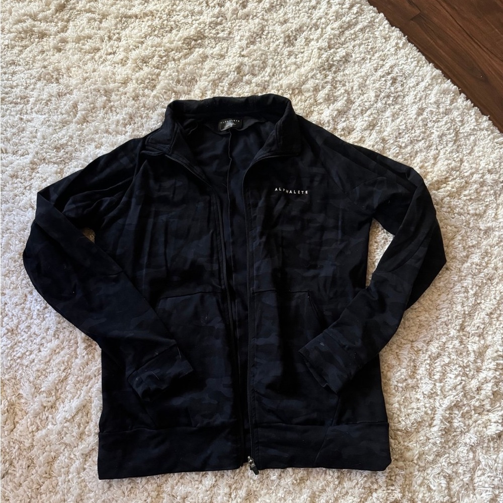 Alphalete Black Zip-Up Jacket